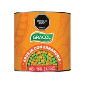 Arvejas con zanahoria